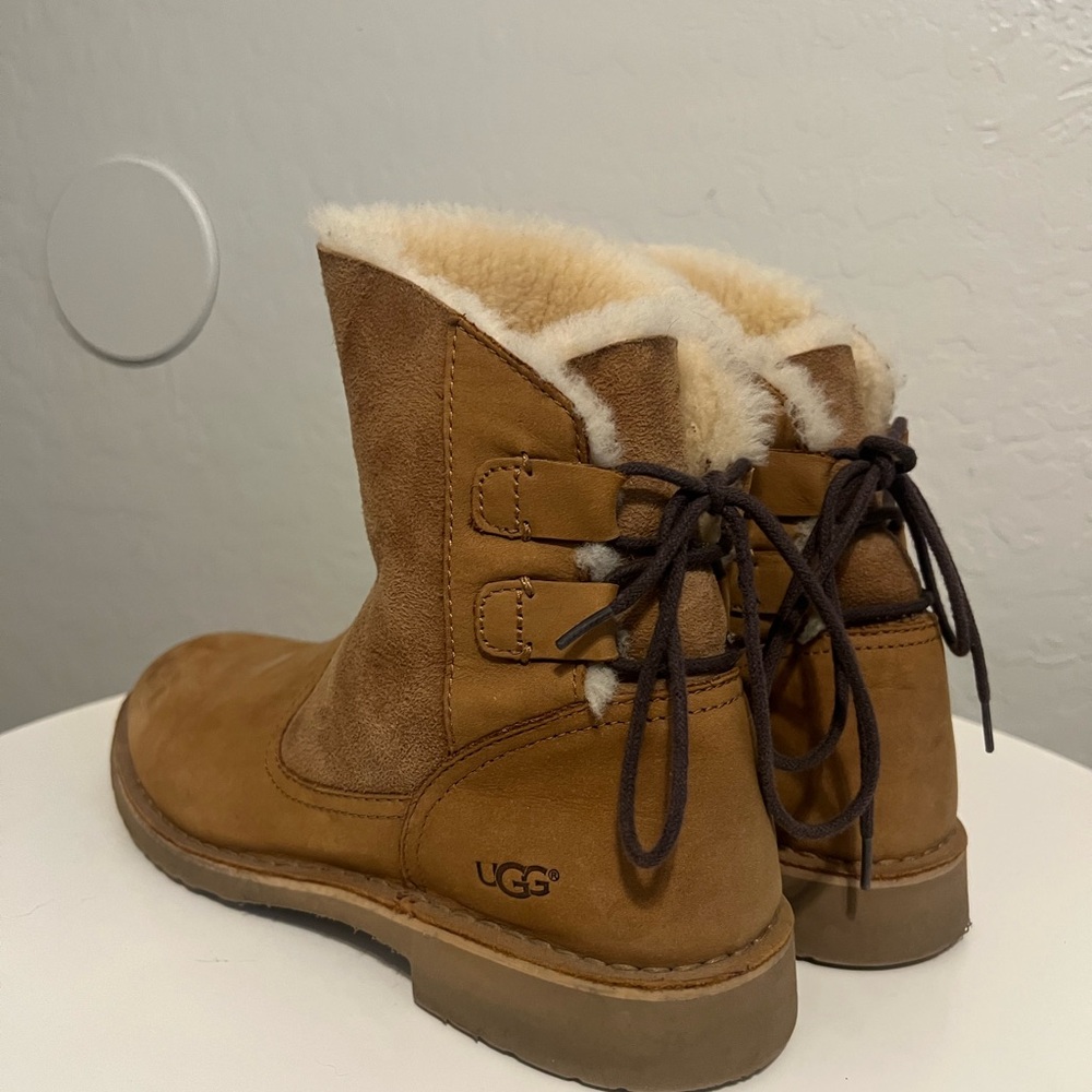 UGG Naiyah Brown Lace back Boots